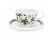 Чашка чайная с блюдцем Portmeirion Ботанический сад Лапчатка 280мл