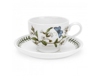 Чашка чайная с блюдцем Portmeirion Ботанический сад Cмолевка 280мл