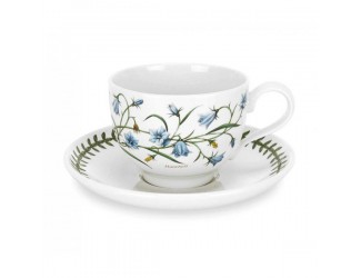 Чашка чайная с блюдцем Portmeirion Ботанический сад Колокольчик 280мл
