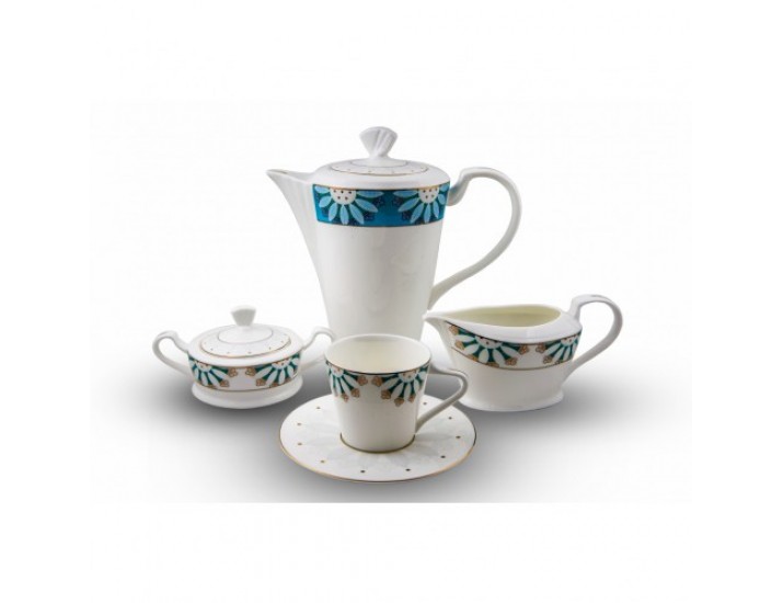 Сервиз чайный на 6 персон 17 предметов Japonica Изуми JDWX5606-4