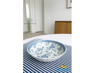 Тарелка глубокая 20,3 см Rose cluster blue Claytan 1809