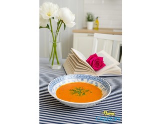 Тарелка глубокая 20,3 см Rose cluster blue Claytan 1809