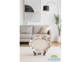 Блюдо овальное 25,4 см Claytan Jasper 2320