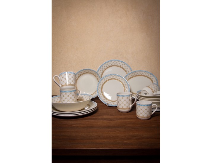 Сервиз столовый на 4 персоны 19 предметов Claytan Tealstar 2313