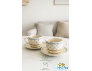 Набор из двух чайных пар 4 предмета Claytan Tealstar 2313