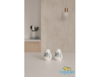 Набор для специй 2 предмета Claytan Diana Rose Jade green 9911