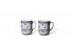 Набор из двух кружек 340мл декор 1809 Claytan Rose Cluster Blue