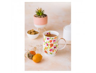 Кружка Dunoon Красные цветы Саффолк 310 мл Кружка Dunoon Красные цветы Саффолк 310 мл