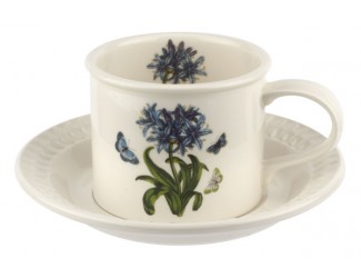 Чашка чайная с блюдцем Portmeirion Ботанический сад Рельеф Лилия 260мл