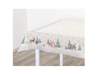 Скатерть прямоугольная Mix&Match Home Бэмби 140х240см бежевый