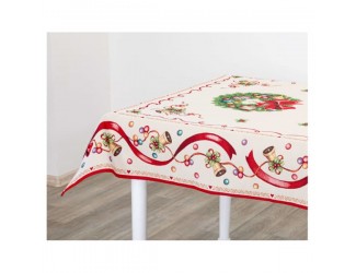 Скатерть Mix&Match Home Красные бантики 140х180см красный