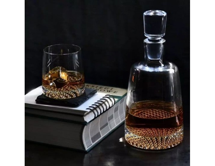 Набор графин и стаканы для виски Krosno Фьорд 7предметов