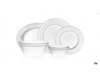 Столовый сервиз на 6 персон 20 предметов Narumi Белый жемчуг