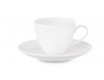 Чашка для эспрессо с блюдцем 120мл Narumi Белый декор