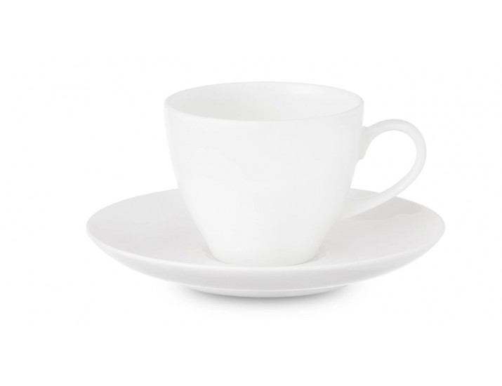 Чашка для эспрессо с блюдцем 120мл Narumi Белый декор