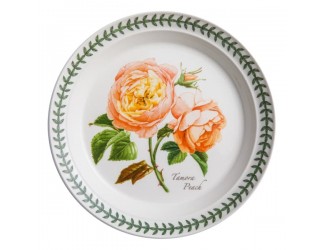 Тарелка пирожковая Portmeirion Ботанический сад Розы Тамора персиковая роза 18см