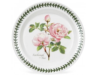 Тарелка пирожковая Portmeirion Ботанический сад Розы Скаборо розовая роза 18см