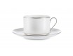 Чашка чайная с блюдцем Narumi Белый жемчуг 270мл