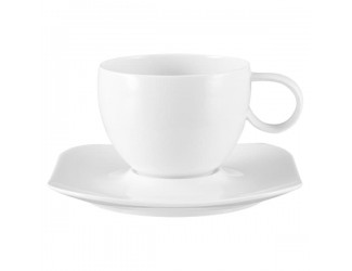 Чашка чайно-кофейная с блюдцем Rosenthal Фри Спирит Вайс 290 мл
