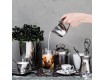 Набор турка для кофе и ложка Michael Aram Чёрная орхидея серебристый