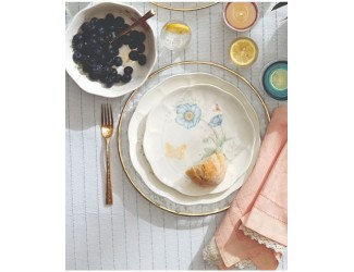 Тарелка акцентная Lenox Бабочки на лугу Бабочка-Монарх 23см Тарелка акцентная Lenox Бабочки на лугу Бабочка-Монарх 23см