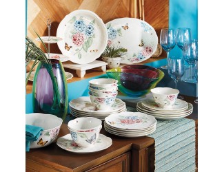 Сервиз чайно-столовый Lenox Бабочки на лугу Гортензия на 4 персоны 16 предметов