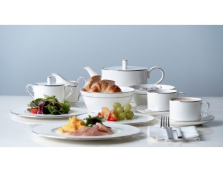 Чайный сервиз на 6 персон 21 предмет Narumi Белый жемчуг