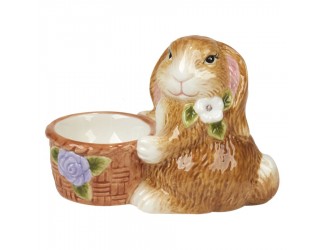 Подставка для яиц 3D Certified Int Весенний сад Кролик 8 см