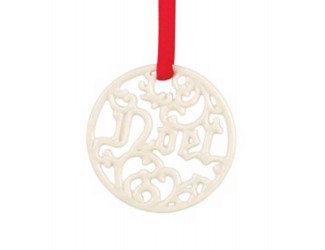 Украшение новогоднее медальон Lenox Рождество 6 см