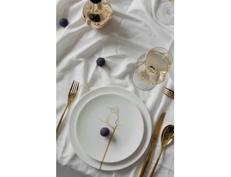 Тарелка закусочная Dibbern "Золотой лес" 21см DBN0302107200