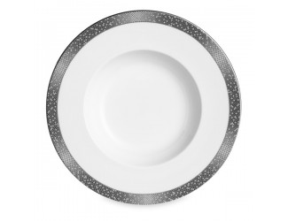  Тарелка суповая Narumi Платиновая пыль 23 см