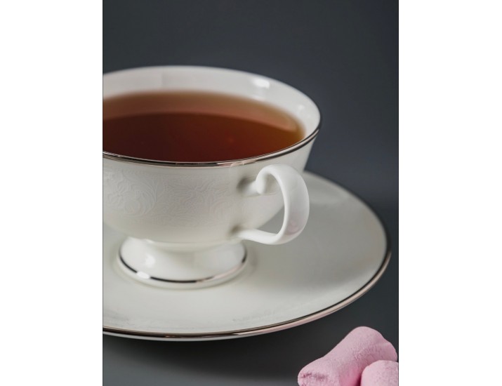 Чашка чайная низкая с блюдцем Narumi Рошель 230 мл