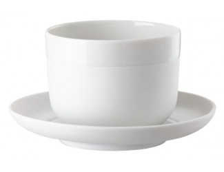 Чашка для эспрессо с блюдцем Rosenthal Капелло 210мл белая	