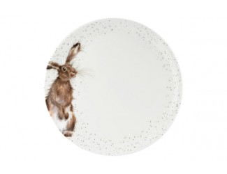 Тарелка обеденная Royal Worcester "Забавная фауна Кролик" 27см