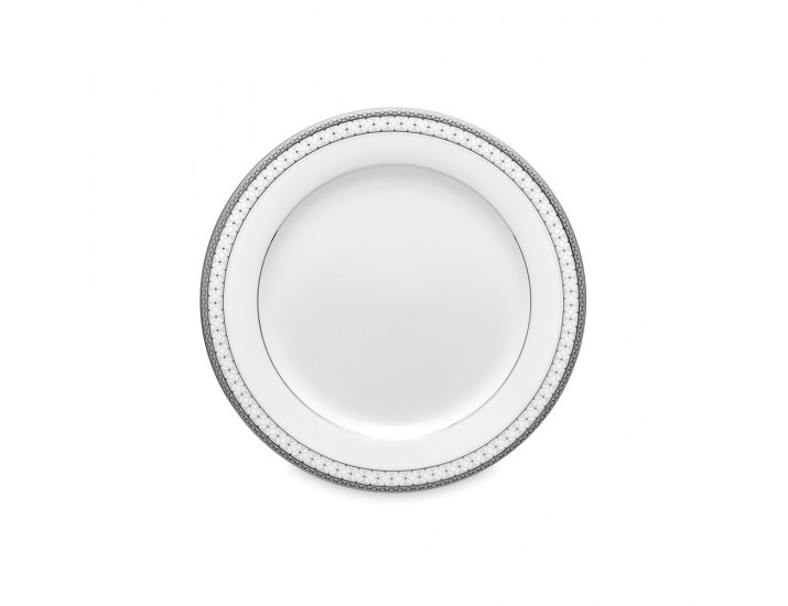 Тарелка закусочная Noritake Рочестер платиновый кант 21см NOR1703-405