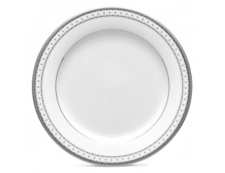 Тарелка суповая Noritake Рочестер платиновый кант 22,6см NOR1703-591