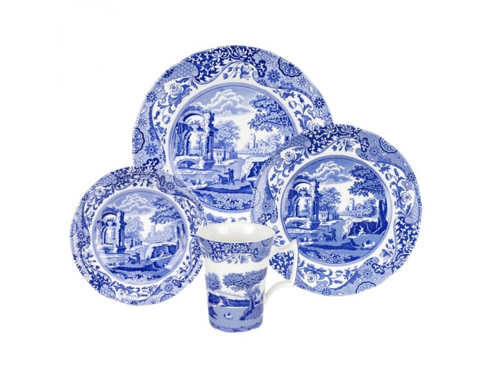 Сервиз чайно-столовый Spode Голубая Италия на 4 персоны 16 предметов
