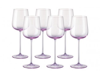 Набор бокалов для белого вина 6шт Rosenthal Турандот 260мл розовый RT69172-321587-40300-6