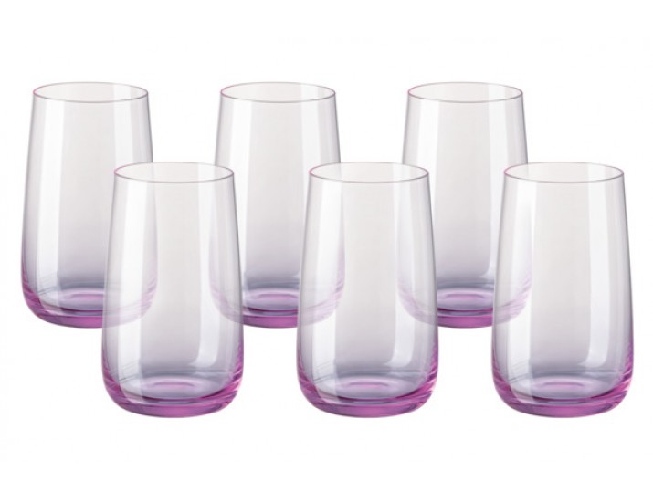 Набор бокалов для воды 6шт Rosenthal Турандот 400мл розовый RT69172-321587-40142-6