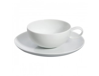 Чашка чайная с блюдцем Vista Alegre Домо Белый 400мл