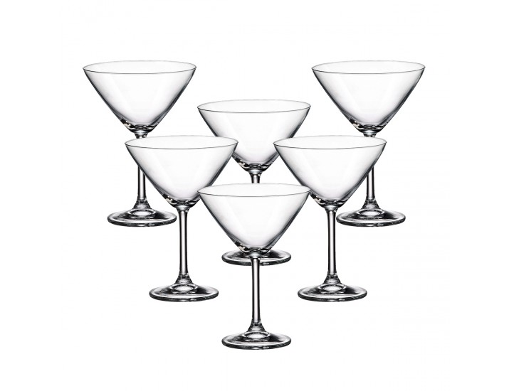 Набор бокалов для мартини Crystalite Bohemia Colibri/Gastro 280 мл (6 шт)