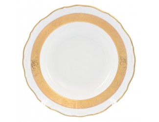 Набор тарелок глубоких Carlsbad Мария Луиза матовая полоса 23 см (6 шт)