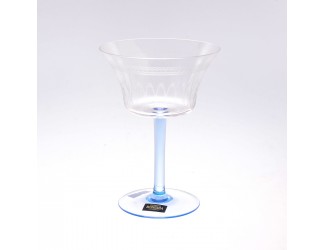 Набор бокалов для вина Crystalite Bohemia Annabell 200мл (6 шт) на голубой ножке