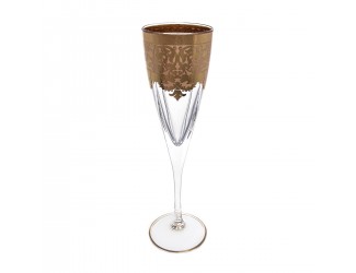 Набор фужеров для шампанского Astra Gold Natalia Golden Ivory Decor 170мл(6 шт)