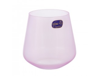 Набор стаканов Crystalex Bohemia Sandra 290 мл (6 шт) матовый фиолетовый