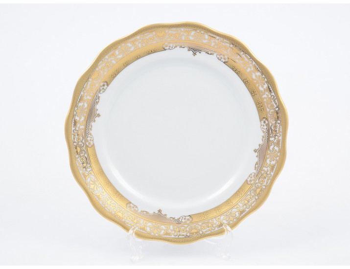 Набор тарелок Carlsbad Аляска Золотая роспись (6 шт)24см