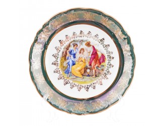 Набор тарелок Carlsbad Фредерика Мадонна Зеленая 25см(6 шт)