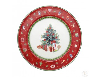 Тарелка Repast Christmas world Bordo диаметр 26 см