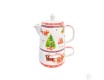 Заварочный чайник с кружкой Christmas time Royal Classics Олень
