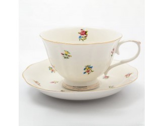 Набор чайных пар на 6 персон 12 предметов Royal Classics Полевые цветы 200 мл